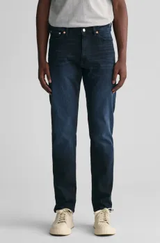 Мужские темно-синие джинсы EXTRA SLIM ACTIVE RECOVER Синий 31-32 Gant 1000264