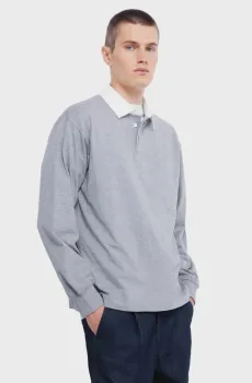 Мужское серое поло Серый M SPRINGFIELD 222063