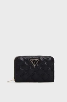 Женский черный кошелек GIULLY SLG MEDIUM ZIP AROUND Черный ONESIZE Guess SWQG8748400
