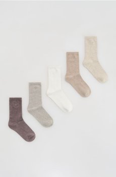 Reserved - LADIES` SOCKS - нюдовий - 680FA-02X