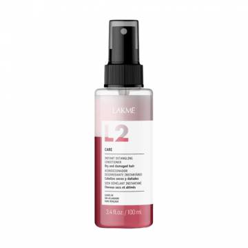 Двухфазный несмываемый спрей-кондиционер Lakme L2 Care Instant Detangling Conditioner для сухих и поврежденных волос, 100 мл Двухфазный несмываемый спрей-кондиционер Lakme L2 Care Instant Detangling Conditioner для сухих и поврежденных волос, 100 мл