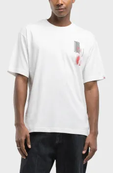 Мужская белая футболка Белый M Replay M3058 .000.2660