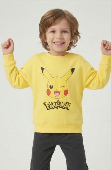 Бавовняний світшот Pokémon - жовтий