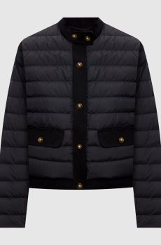 Черная пуховая куртка Juju