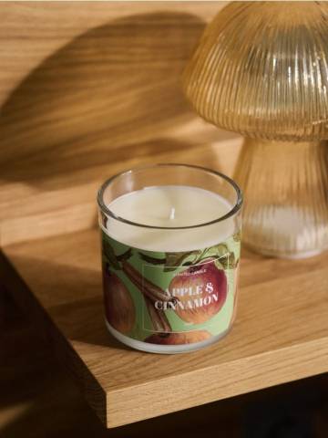 Свічка Apple & Cinnamon - рожевувато-ліловий Свічка Apple & Cinnamon - рожевувато-ліловий