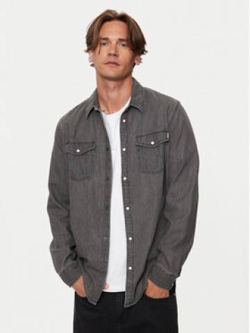 Pepe Jeans Джинсова сорочка PM308586 Сірий Regular Fit Pepe Jeans Джинсова сорочка PM308586 Сірий Regular Fit