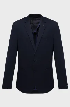 Мужской темно-синий блейзер Синий 60 Karl Lagerfeld 564007.155280;690
