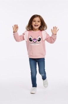 Світшот crewneck Stitch - рожевий