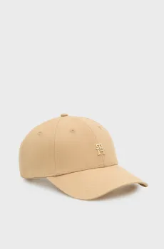 Женская бежевая кепка ELEVATED CHIC Бежевый ONESIZE Tommy Hilfiger AW0AW17631