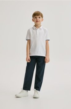 Reserved - Елегантні штани з ліоцелом - темно-синій - 462HK-59X