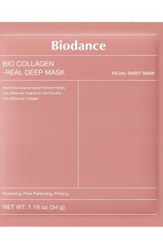 Гидрогелевая маска для лица Biodance Bio-Collagen Real Deep Mask Sheet с коллагеном, 34 г