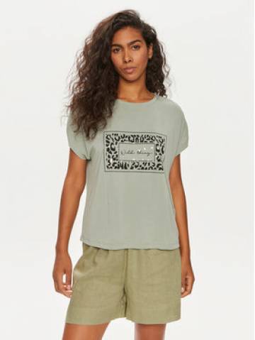 ONLY Футболка Free 15293567 Зелений Regular Fit ONLY Футболка Free 15293567 Зелений Regular Fit