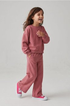 Комплект: кофта і штани з трикотажу fleece - різнобарвний