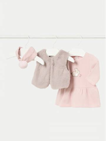 Mayoral Повсякденна сукня 2807 Рожевий Regular Fit Mayoral Повсякденна сукня 2807 Рожевий Regular Fit