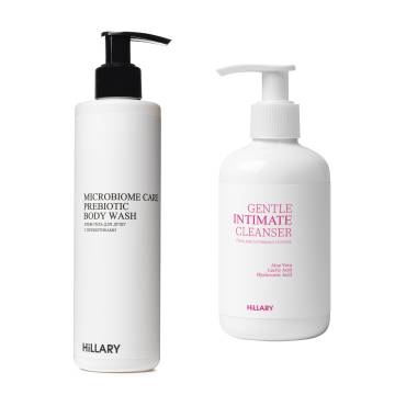 Набір для дбайливого очищення тіла та інтимної зони Hillary Gentle Body & Intimate Care Set Набір для дбайливого очищення тіла та інтимної зони Hillary Gentle Body & Intimate Care Set