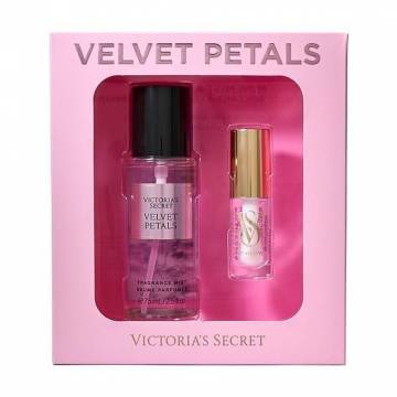 Подарочный набор женский Victorias Secret Velvet Petals Gift Set (мист для тела, 75 мл + олія для губ, 3.2 г) Подарочный набор женский Victorias Secret Velvet Petals Gift Set (мист для тела, 75 мл + олія для губ, 3.2 г)