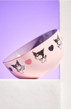 Керамічна миска з принтом Kuromi - різнобарвний