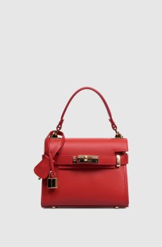 Красная кожаная сумка Ruga