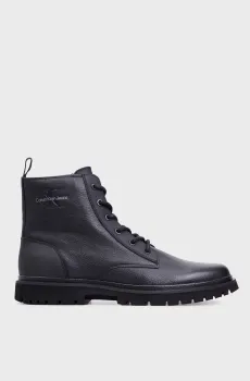 Мужские черные ботинки EVA MID LACEUP BOOT LTH Черный 43 Calvin Klein YM0YM00751