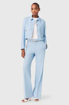 Женский голубой жакет Голубой 36 MAJE MFPVE00810_Blue Sky