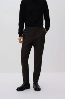 Reserved - Картаті штани-чиноси - темно коричневий - RH028-89X