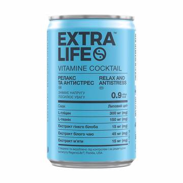 Витаминный коктейль Extra Life Vitamine Cocktail Релакс и антистресс, 150 мл Витаминный коктейль Extra Life Vitamine Cocktail Релакс и антистресс, 150 мл