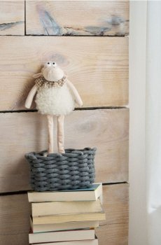 Настільна декорація у формі вівці - бежевий