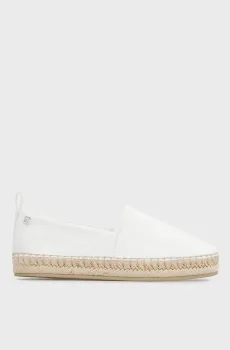 Женские белые эспадрильи OBLIQUE CANVAS Белый 39 Calvin Klein HW0HW02931