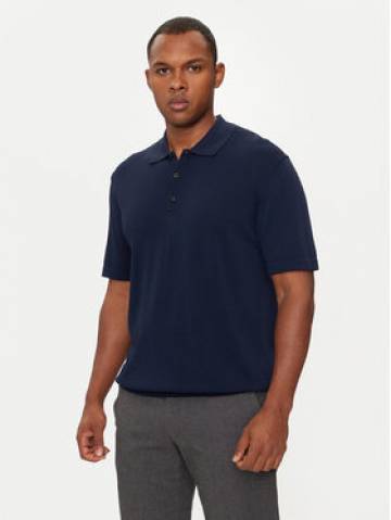Sisley Поло 112AS300H Cиній Regular Fit Sisley Поло 112AS300H Cиній Regular Fit
