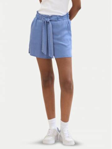 Tom Tailor Denim Шорти з тканини 1040802 Голубий Relaxed Fit Tom Tailor Denim Шорти з тканини 1040802 Голубий Relaxed Fit