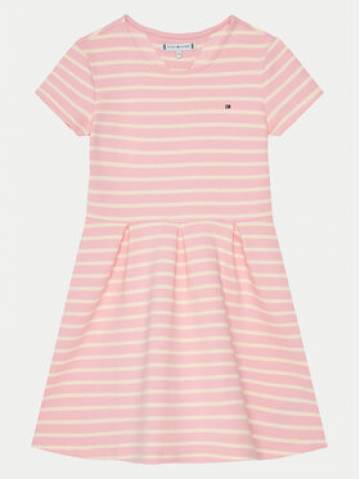 Tommy Hilfiger Повсякденна сукня KG0KG08339 S Рожевий Slim Fit Tommy Hilfiger Повсякденна сукня KG0KG08339 S Рожевий Slim Fit