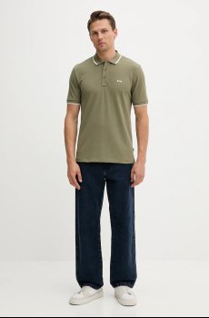 Хлопковое поло BOSS Parlay 190