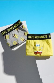 Боксери, 2 пари SpongeBob - різнобарвний