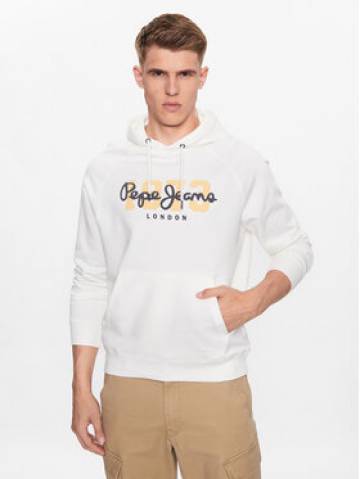 Pepe Jeans Світшот Meier Hoodie PM582482 Білий Regular Fit Pepe Jeans Світшот Meier Hoodie PM582482 Білий Regular Fit