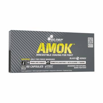 Предтренировочный комплекс Olimp Sport Nutrition Amok Power Caps, 60 капсул Предтренировочный комплекс Olimp Sport Nutrition Amok Power Caps, 60 капсул