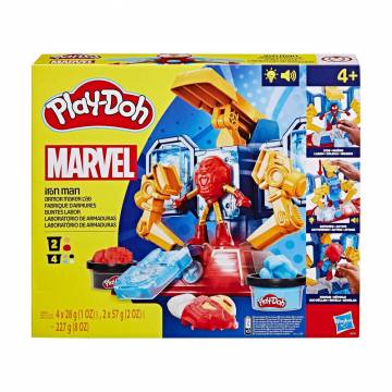 Набор для лепки Play-Doh Marvel Iron Man Железный человек, от 4 лет, 11 деталей (G0035) Набор для лепки Play-Doh Marvel Iron Man Железный человек, от 4 лет, 11 деталей (G0035)