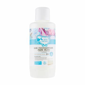 Хозяйственное жидкое мыло для детских вещей Белая Овечка For Baby Things, 1 л Хозяйственное жидкое мыло для детских вещей Белая Овечка For Baby Things, 1 л