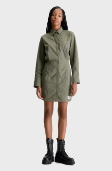 Женское оливковое платье SOFT TOUCH Оливковый XS Calvin Klein Jeans J20J222533