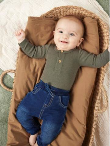 NAME IT Штани з тканини 13204735 Cиній Baggy Fit NAME IT Штани з тканини 13204735 Cиній Baggy Fit