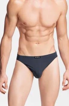 Мужские темно-серые брифы Серый S Atlantic MP-1563