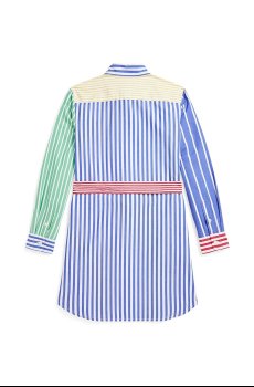 Хлопковое детское платье Polo Ralph Lauren