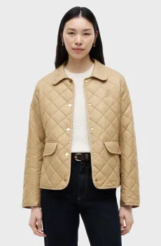 Женская бежевая куртка PADDED Бежевый XL Tommy Hilfiger WW0WW50936