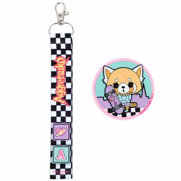 Набір бейдж на липучці та підвіска Kite Aggretsuko (AR25-3010-1) Набір бейдж на липучці та підвіска Kite Aggretsuko (AR25-3010-1)