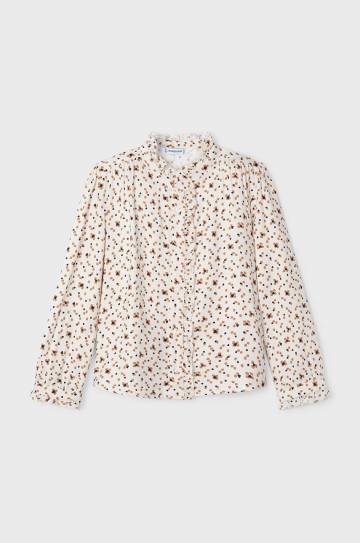 Детская рубашка Mayoral цвет оранжевый 4117