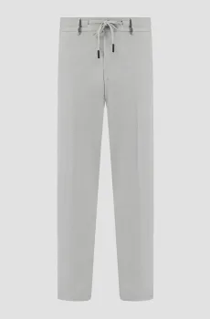 Мужские светло-серые брюки Серый XXL Karl Lagerfeld 551008.255056;410