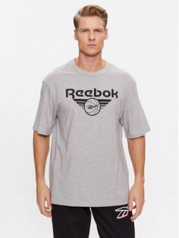 Reebok Футболка Basketball IL4423 Сірий Regular Fit Reebok Футболка Basketball IL4423 Сірий Regular Fit