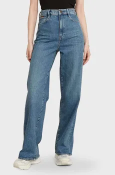 Женские синие джинсы Deck 2.0 High Loose Wmn Синий 28-32 G-Star RAW D23591,D503