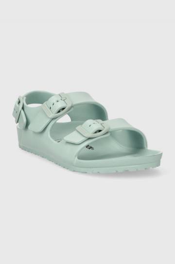 Детские сандалии Birkenstock Milano EVA Kids цвет бирюзовый Детские сандалии Birkenstock Milano EVA Kids цвет бирюзовый