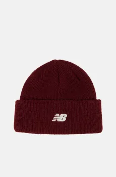 Бордовая шапка Cuff Knit Hat Бордовый ONESIZE New Balance LAH00543MOA
