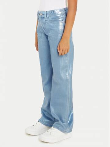 Calvin Klein Jeans Штани з тканини IG0IG02383 Голубий Wide Leg Calvin Klein Jeans Штани з тканини IG0IG02383 Голубий Wide Leg